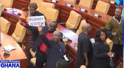 'We can't find NDC MPs who held 'bloody widow' placards' - Parliament 6