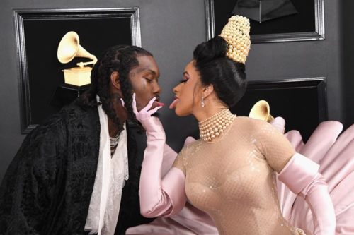 Cardi B And Offset Officially Reunite On GRAMMYs Red Carpet 9