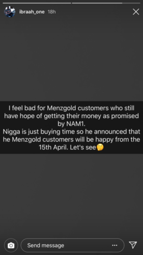 I feel bad for Menzgold customers who have hope of getting their money-Ibrah One 15