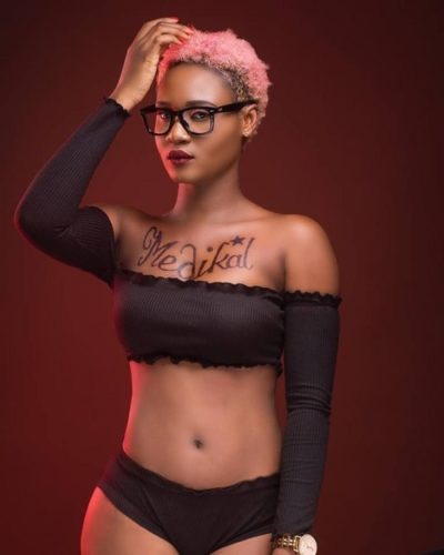 Musician Petrah tattoos rapper Medikal’s name on her chest 10