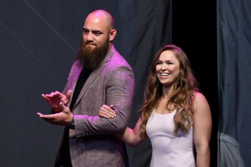 Ronda Rousey's Husband Travis Browne KO's Security During WWE Segment 2
