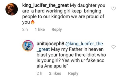 Anita Joseph betrays ‘Lucifer’ after calling her ‘my daughter’ on Instagram 10
