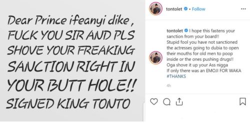 Tonto Dikeh shreds Actors Guild chairman after threatening to sanction her over ‘bad behavior’ 10