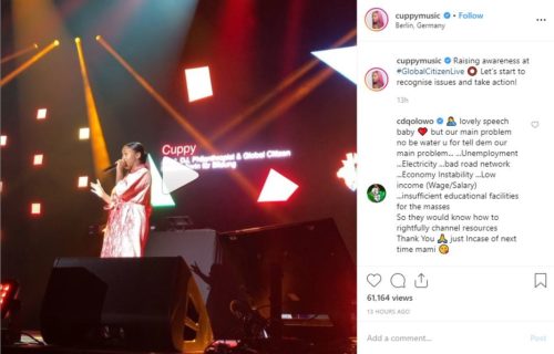 ‘Our main problem no be water’ – Rapper CDQ educates DJ Cuppy after Global Citizen speech 16