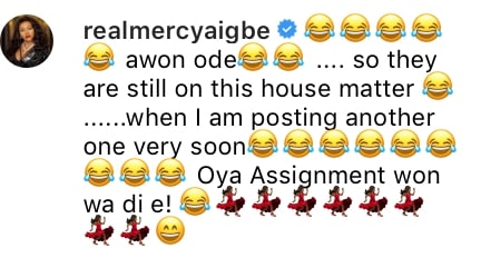 Mercy Aigbe laughs over rumours about renting mansion for N10m 8