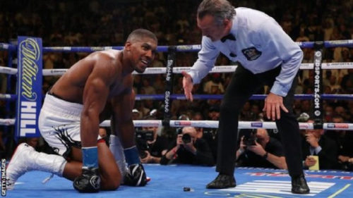 Anthony Joshua beaten for first time in one of boxing’s biggest upsets 24