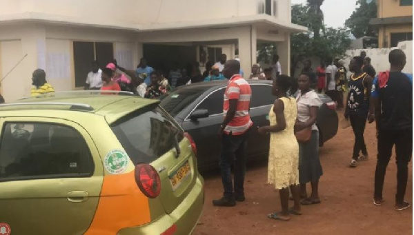 Chaos at Kotobabi as Ghana card laptop goes missing 5