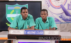 St. Augustine's College wins 2019 NSMQ 2