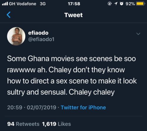 Ghanaian movie directors don’t know how shoot atopa scenes- Efia Odo 10