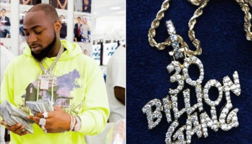 Davido’s ’30BG necklace’ being sold for N4,000 in Lagos traffic 5