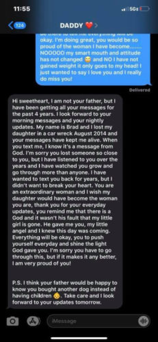 Lady who texted dead dad’s phone for 4 years non-stop gets a reply 10