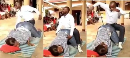 Pastor Demonstrates To Female Church Members Best Sekz Positions That Will Help Them Keep Their Husbands Forever 5