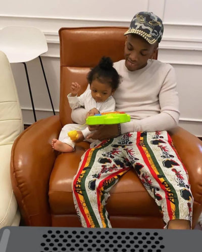 Tekno shares lovely photo with daughter Skye 10