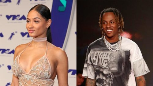 Rich The Kid & Tori Brixx Bring Some Tongue-Touching & Breast-Caressing To AMAs 14