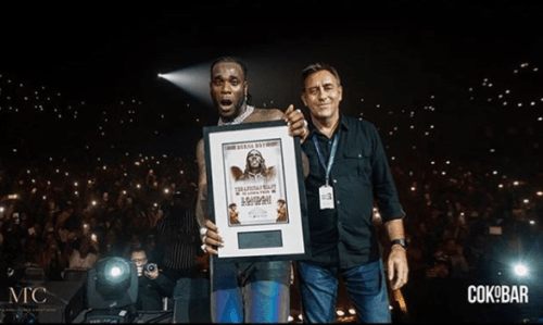 Burna Boy becomes first Afro-beat artiste to sell out SSE Arena 27