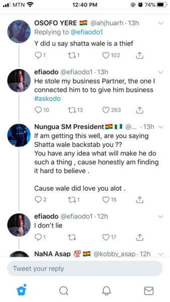 Shatta Wale stole my business partner - Efia Odo 11