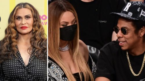 Tina Knowles Explains Why JAY-Z Is Always Touching Beyoncé's Leg In Photos 4
