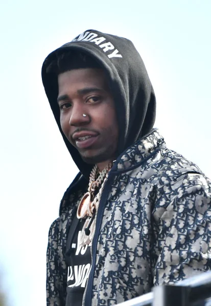 ATLANTA, GEORGIA – JANUARY 05: Rapper YFN Lucci performs onstage during “Joy To The Polls” pop up concert on January 05, 2021 in Atlanta, Georgia. (Photo by Paras Griffin/Getty Images)