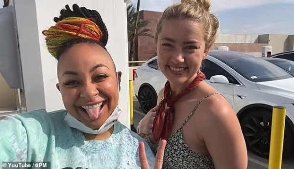 'This behavior is so unhinged': Raven Symone comes under fire after 'mean and petty' video mocking Amber Heard's abuse claims resurfaces 9