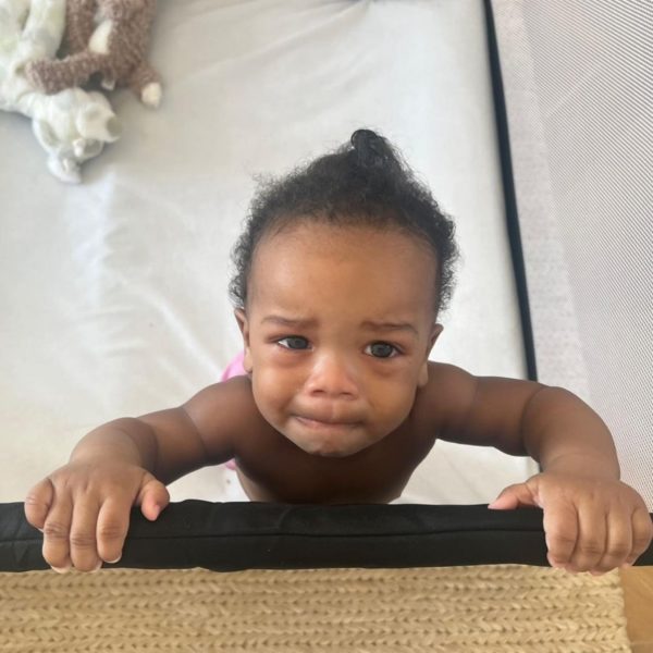 Rihanna shares picture of baby son and jokes he is upset that she is taking soon-to-be-born sibling to the Oscars 27