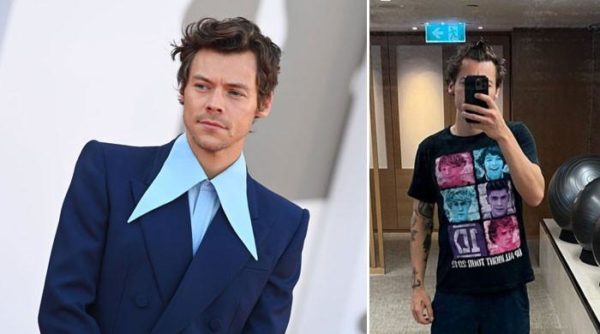 Harry Styles explains why he posted One Direction T-shirt mirror selfie 5
