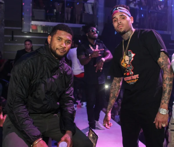 Chris Brown & His Crew Allegedly Jumped Usher At Birthday Party, Twitter Reacts 17