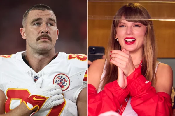 Taylor Swift and Travis Kelce Hold Hands in New York City Before Surprise 'Saturday Night Live' Appearances 7