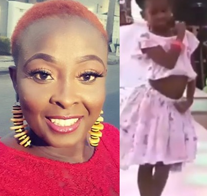 OAP Lolo shares video of a little girl strutting on the runway 5