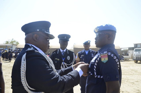 UN honours 165 Ghana police personnel 13