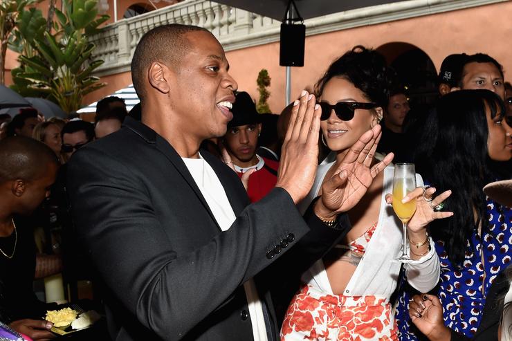 Jay Z & Rihanna Meet Up In LA; Rumors Spread Of A Collab OTW 17