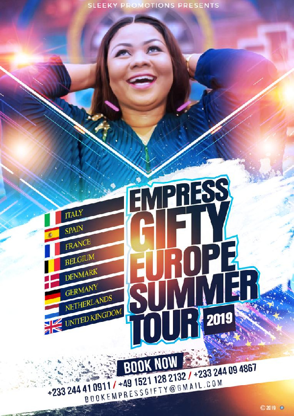 Empress Gifty announces her Summer Europe Tour 2019 5