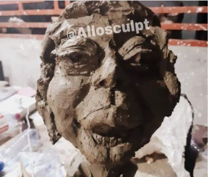 Social Media Users Mock Afia Schwar After Her Beautiful ‘Sculpture’ Popped Up 1