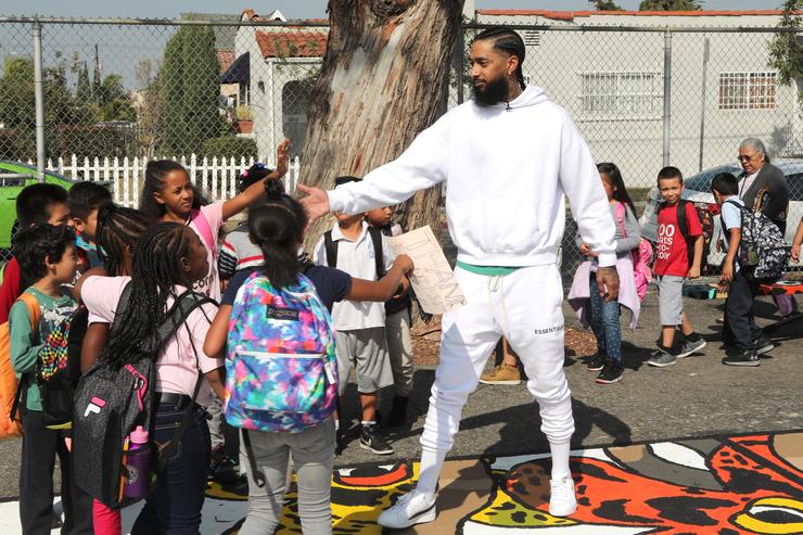 Nipsey Hussle Praised By LAPD & Mayor For Community Work At Press Conference 21