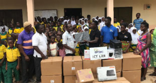 Amenfi West NPP Parliamentary hopeful donates ICT tools to institutions