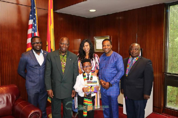 8-year-old Nicholas charms Ghana Embassy in DC, takes over Ambassadorship 9
