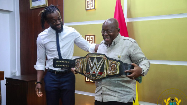 My mom promoted Akufo-Addo's campaign - WWE star Kofi Kingston 5