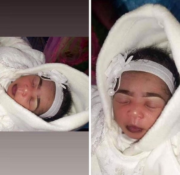 Photo of a new born baby wearing heavy makeup goes viral 10