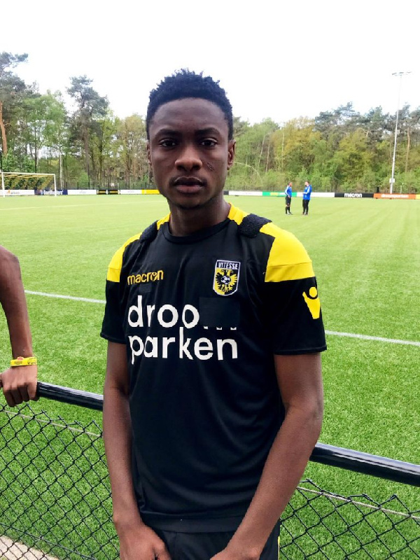 Ex-Ghana U17 defender Abdul Razak Yusif scores for Vitesse Arnhem against Tottenham 14