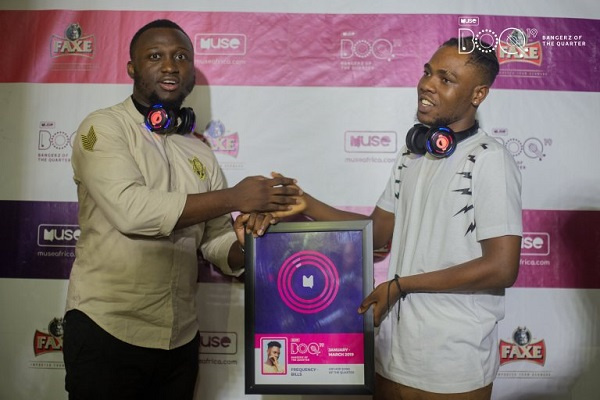 Rapper FreQuency wins Muse Bangerz 'HipHop Song of the Quarter' plaque 5