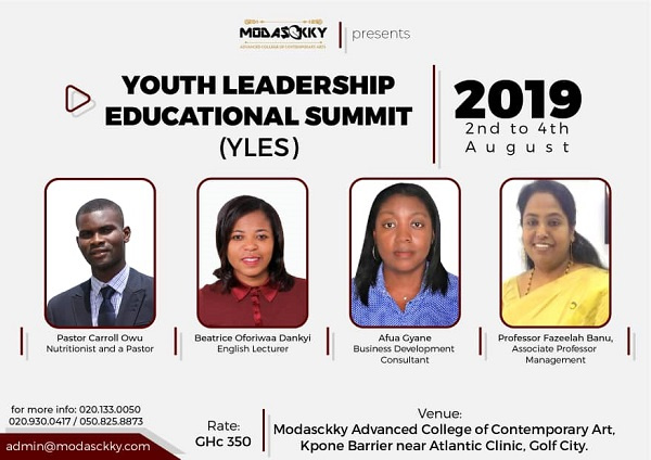Maiden edition of Youth Leadership Education Summit (Yles) slated for Aug 2- 4 9