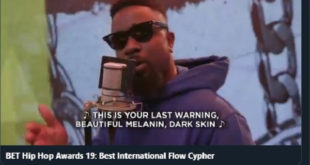 Sarkodie preaches freedom, women empowerment in 2019 BET cypher
