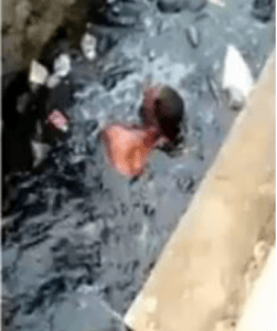 Soldiers Force Man To Swim Inside Gutter For Stealing Shoes 21