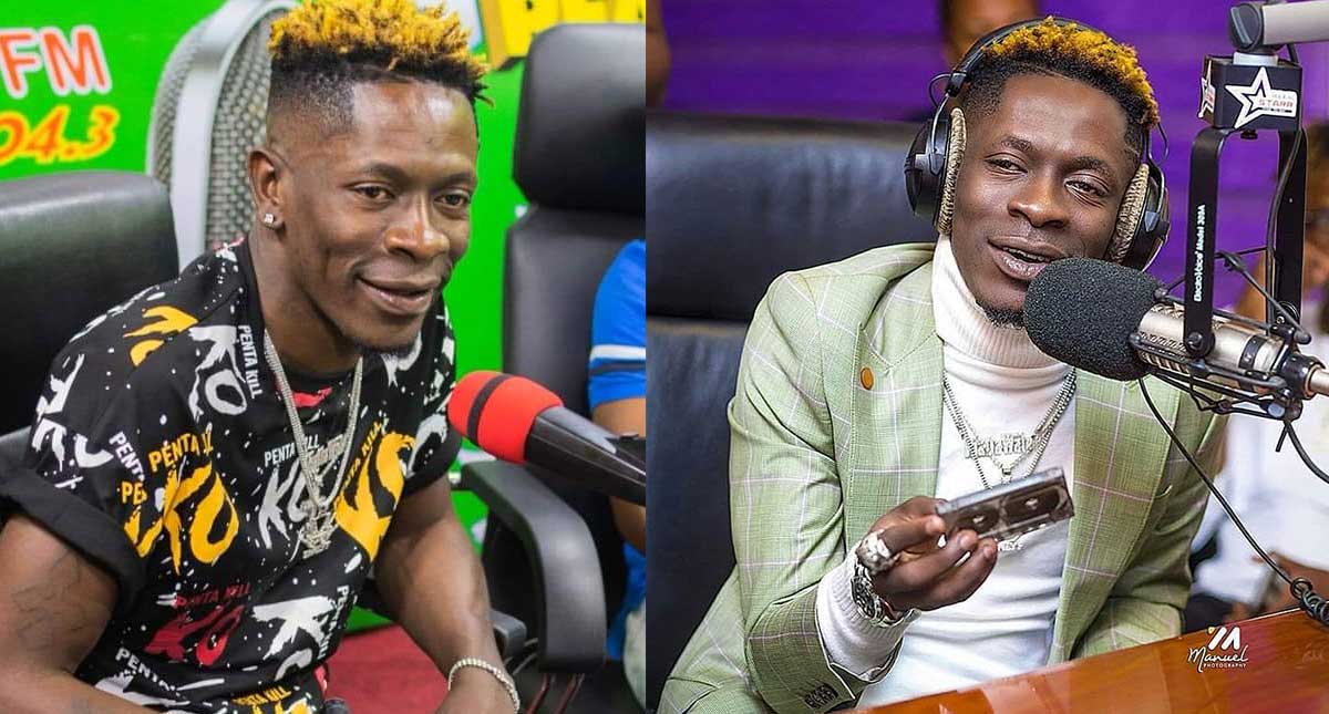 Embarassing moment as Shatta Wale forgets the lyrics of his own song on live radio 1