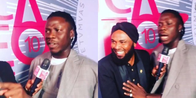 ‘I wear original things, my dress costs almost $300 with tax’ – Stonebwoy ‘brags’ on 4Syte Red Carpet 12