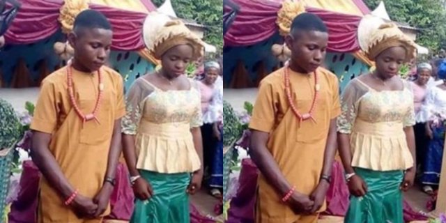 17 years old boy marries his 16-year-old girlfriend after forcing his parents to agree 21