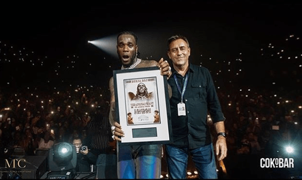 Burna Boy becomes first Afro-beat artiste to sell out SSE Arena 40