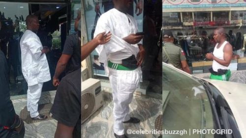 Well-dressed man caught after hiding cloth he stole from a boutique in his underwear 30