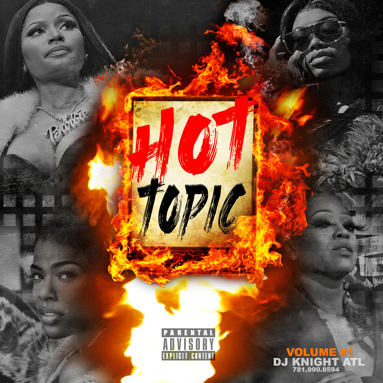 [Mixtape] Hot Topic volume 1 : GET IT LIVE: Hosted By Dj Knight ATL l Pure Genius Entertainment 1