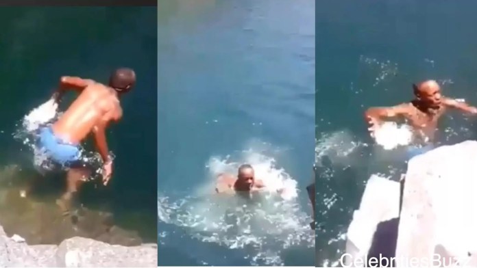 Small boy helplessly watched his father who went to swim drown; he was recording him 1
