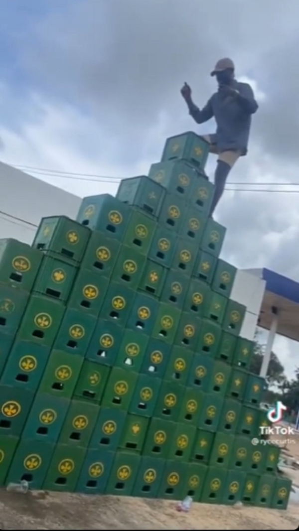 Ghanaian man sets record, completes highest crate challenge 25